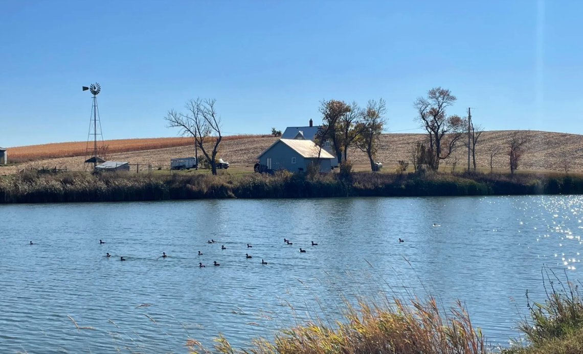 North Dakota farmhouse